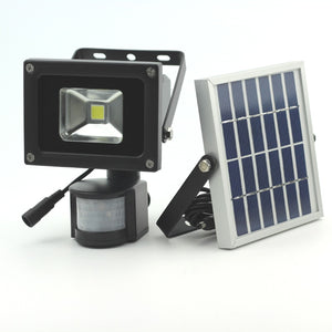 10W COB LED Solar Motion Light LED Flood Security Garden Light Pir Motion Sensor LED Solar Light Waterproof