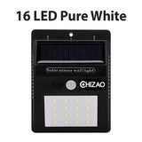 CHIZAO Solar Lights Outdoor Motion sensor Night security wall lamp 16 20 34 LED Waterproof Energy saving Garden Front door Yard
